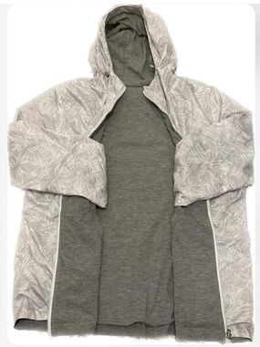 Zeroxposur Gray Palms Reversible Jacket~Size L